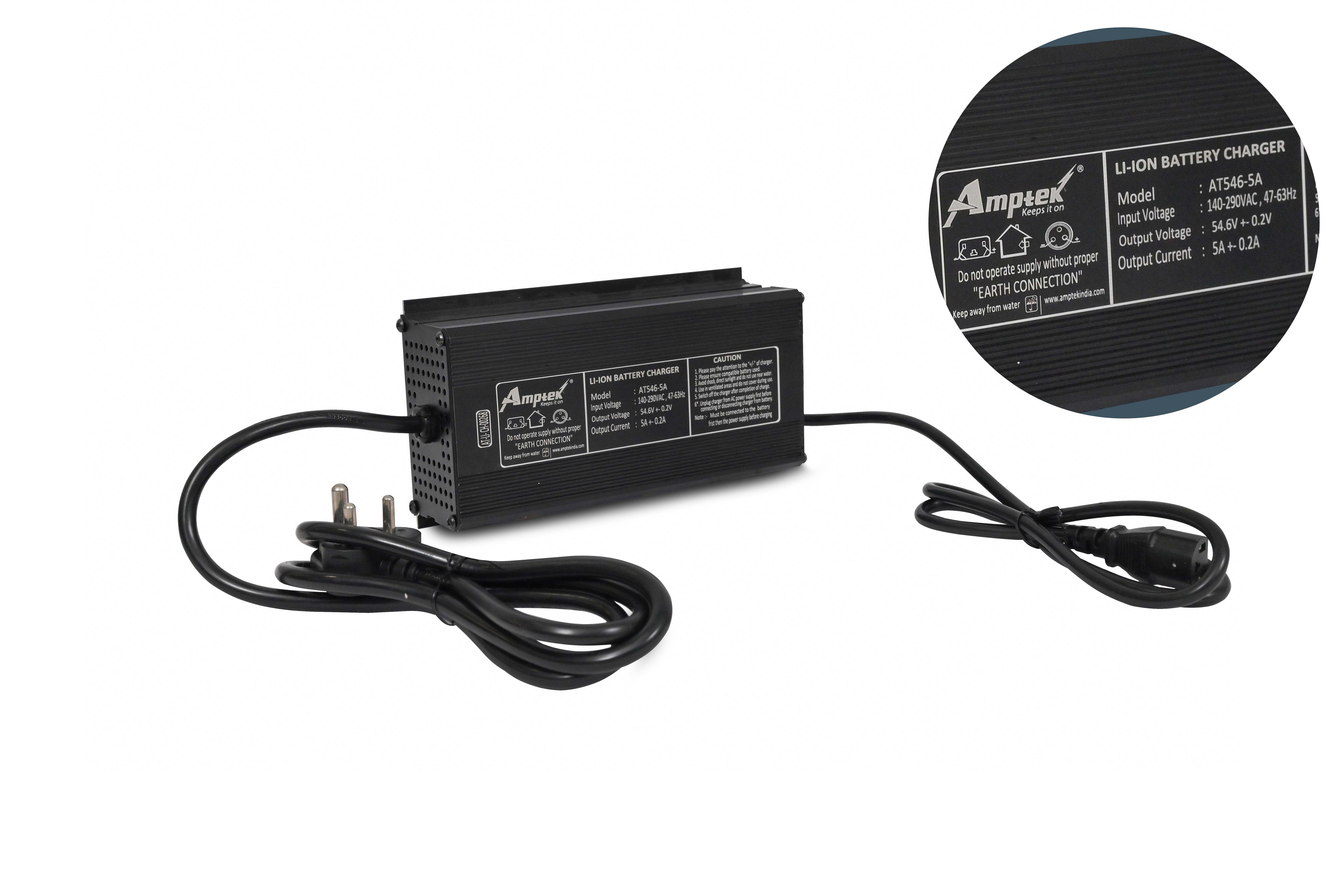  Lithium Battery Charger  54.6V6A NMC manufacturer in India